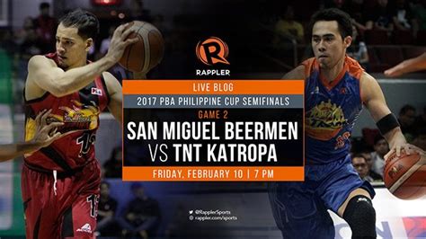 LIVE BLOG: 2017 PBA semifinals Game 2 .